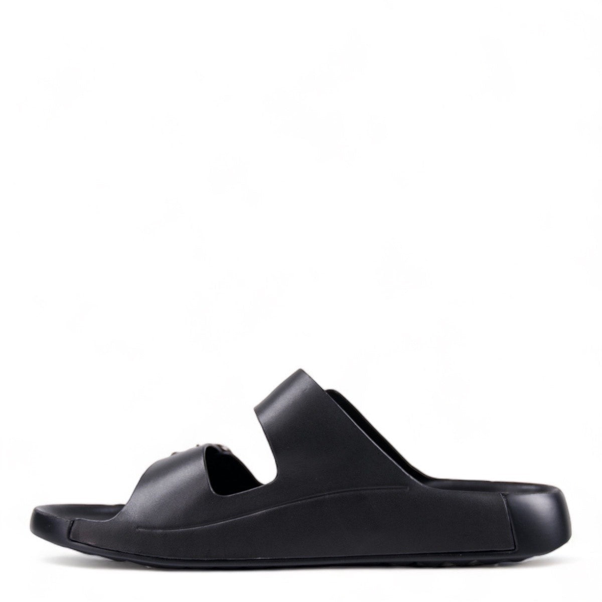 Anetos Black Leather Sandals