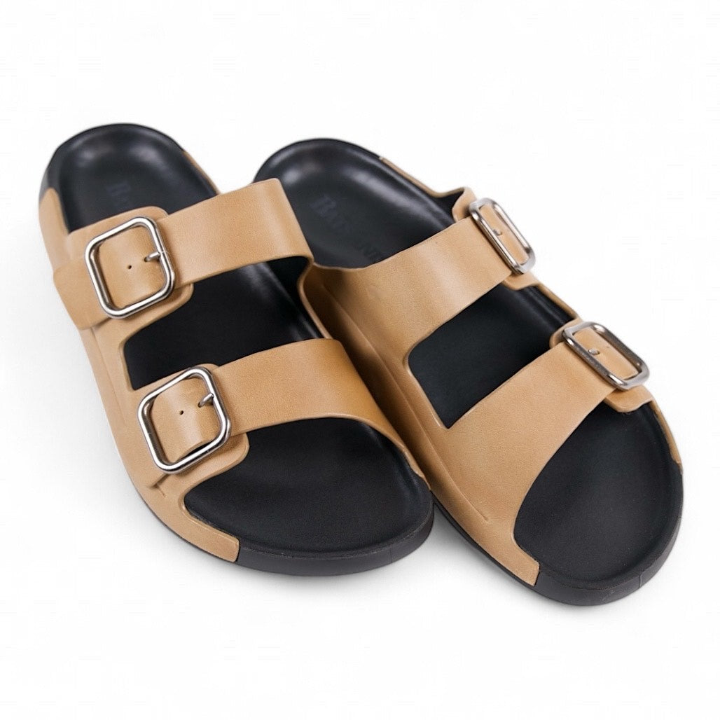 Anetos Stone Leather Sandals