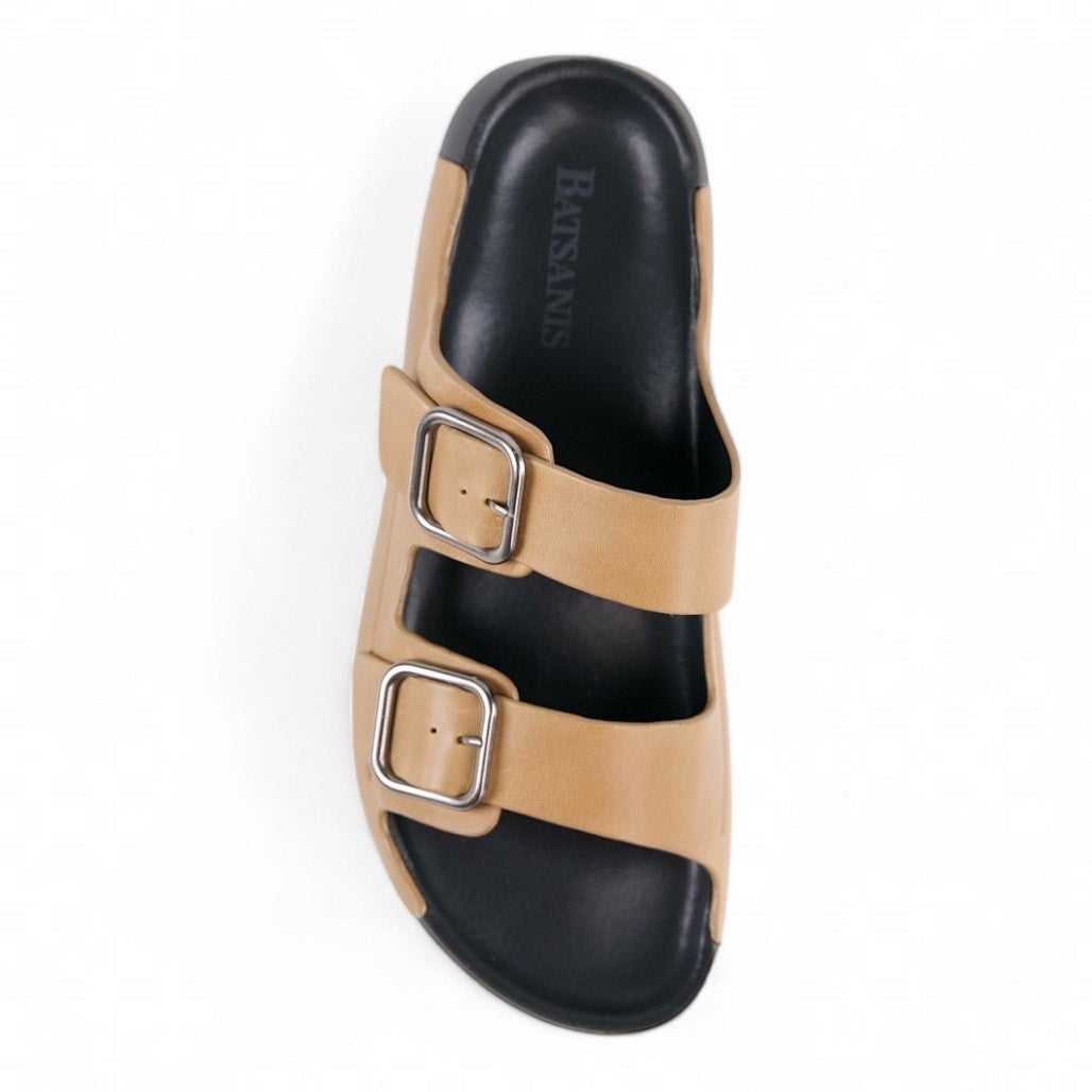 Anetos Stone Leather Sandals