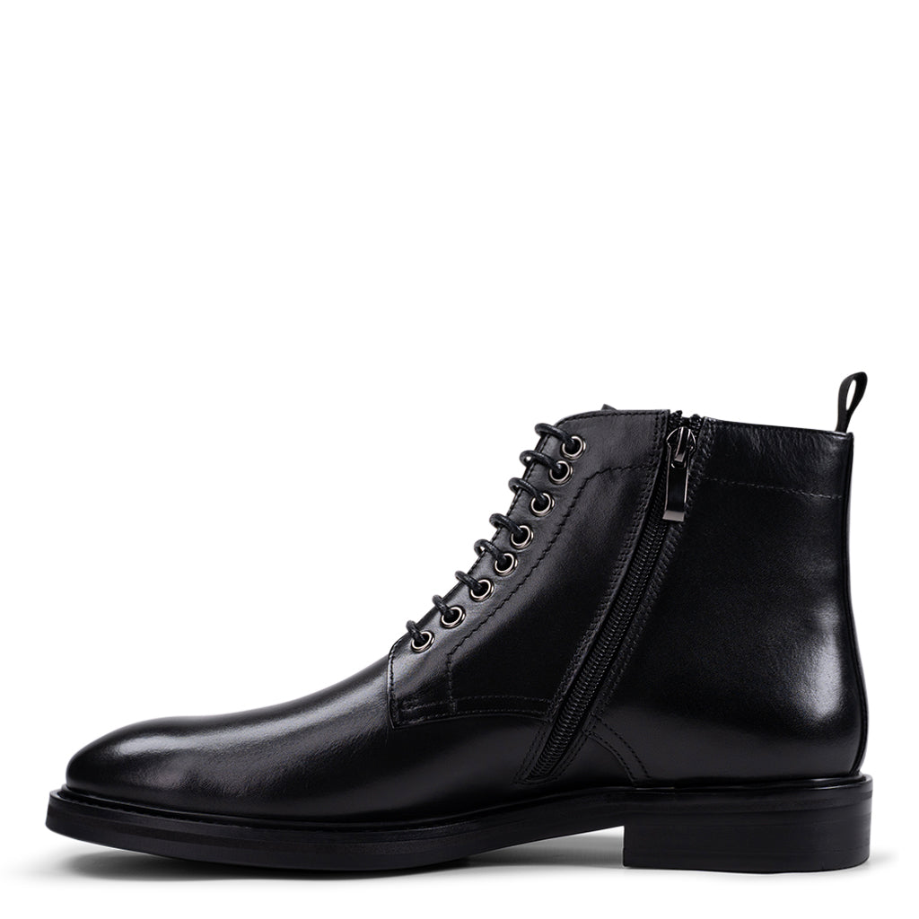 Belmont Black Military Boots