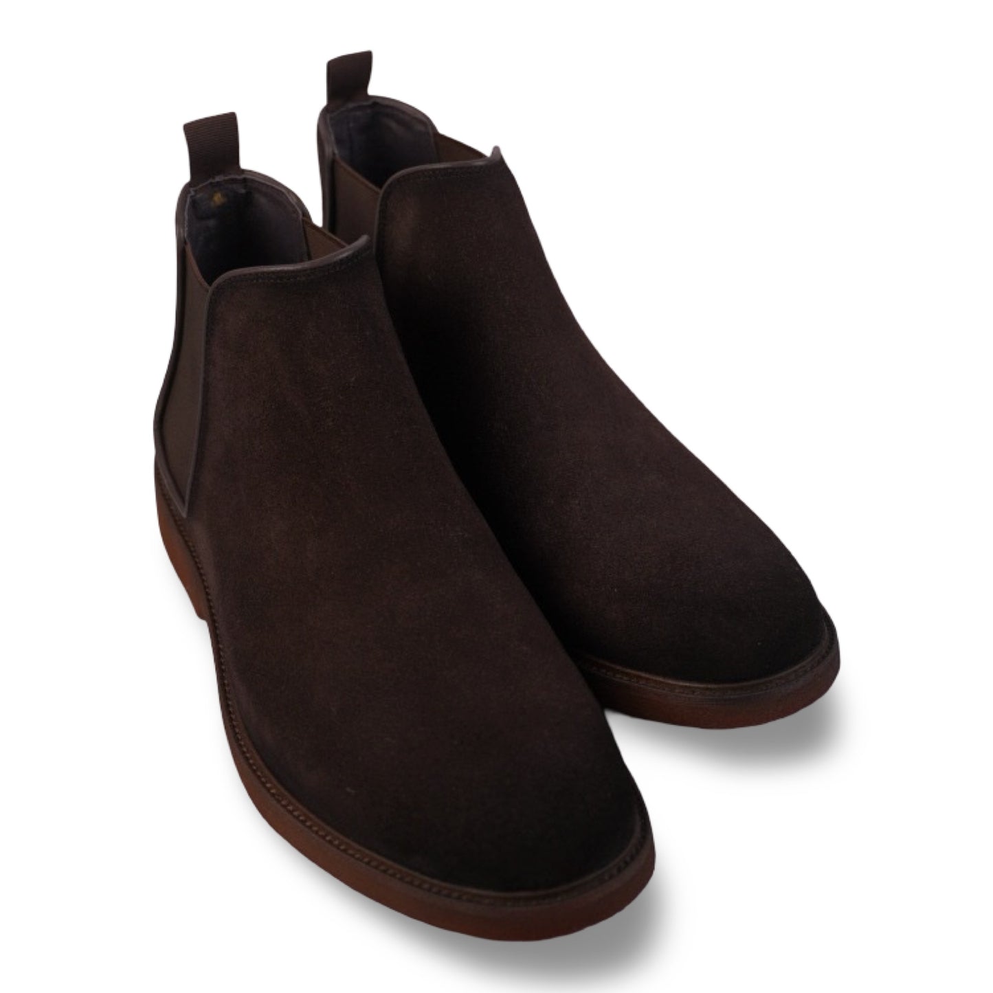 Bronson Dark Brown Suede Chelsea Boots