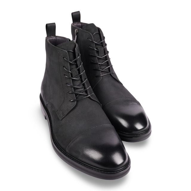 Bunker Black Military Boots