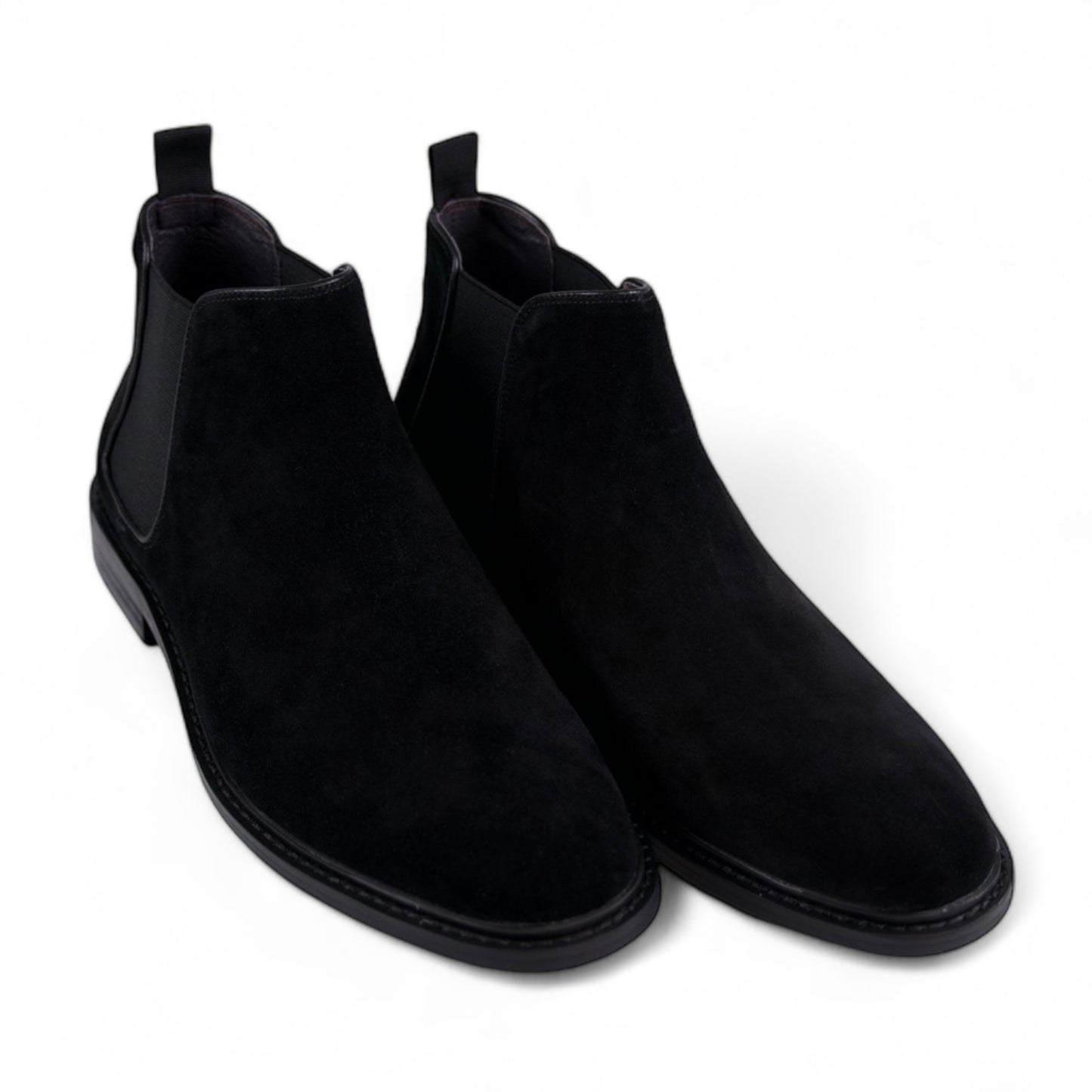 Jenaro Black Suede Chelsea Boots