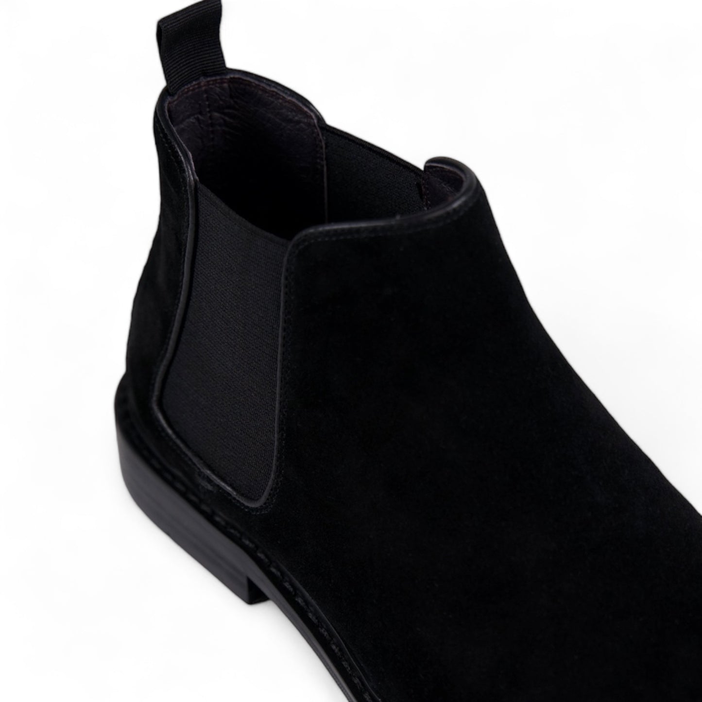Jenaro Black Suede Chelsea Boots