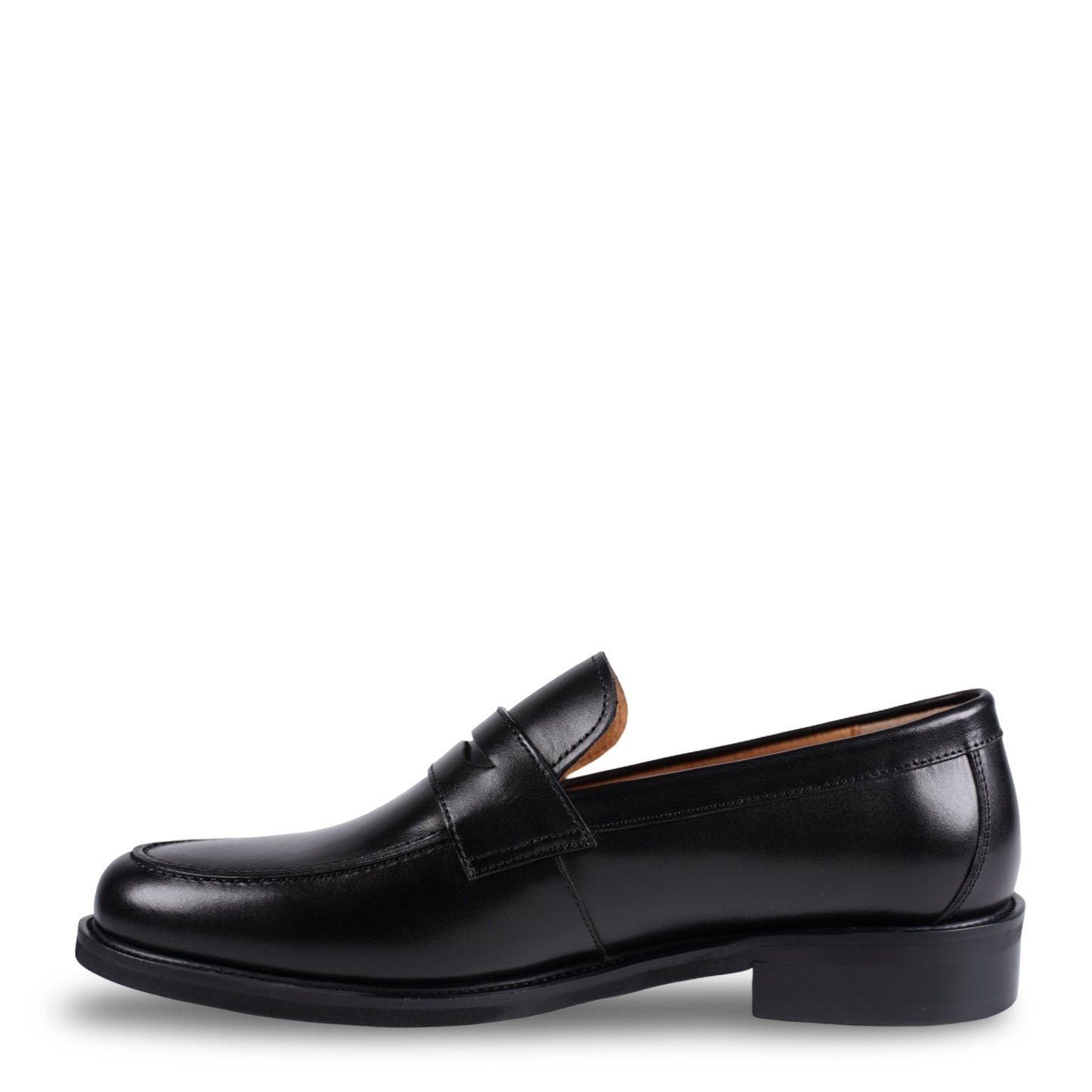 Rome Black Premium Leather Loafers