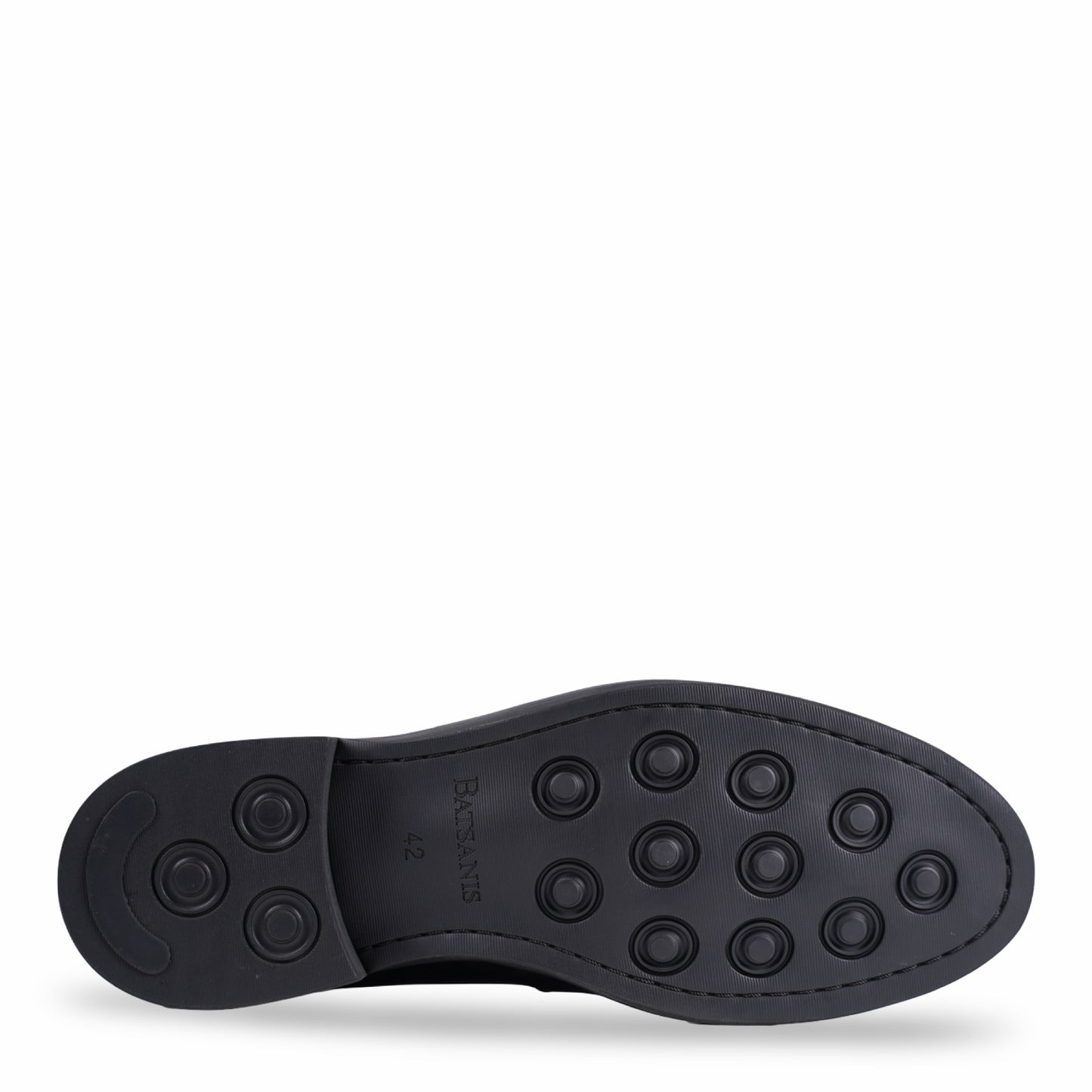 Rome Black Premium Leather Loafers