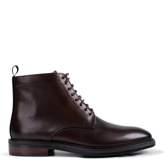 Belmont Brown Military Boots