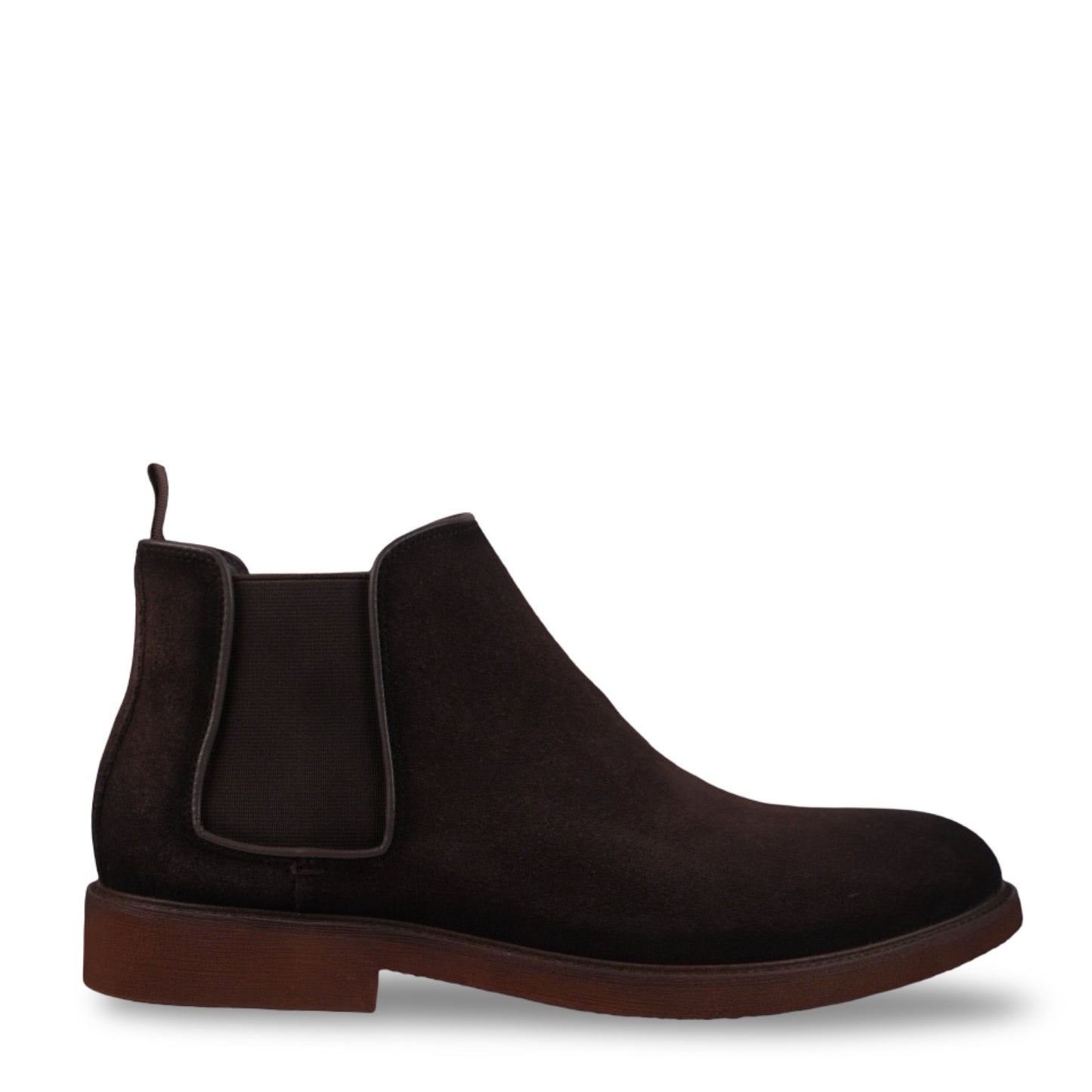Bronson Dark Brown Suede Chelsea Boots