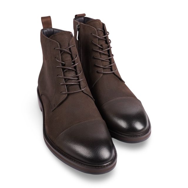 Bunker Brown Military Boots