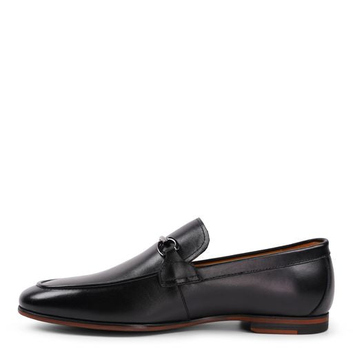 Ethan Black Calf Loafers