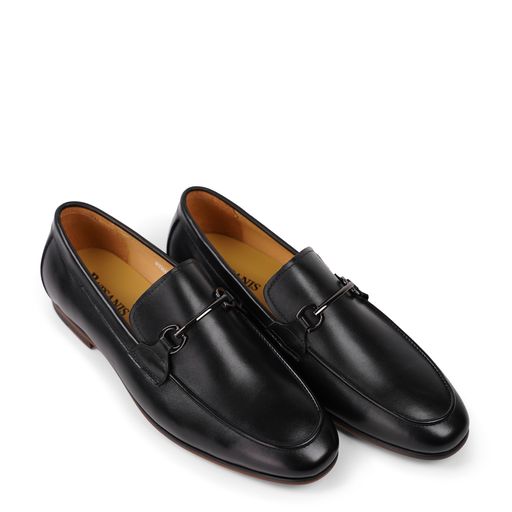 Ethan Black Calf Loafers