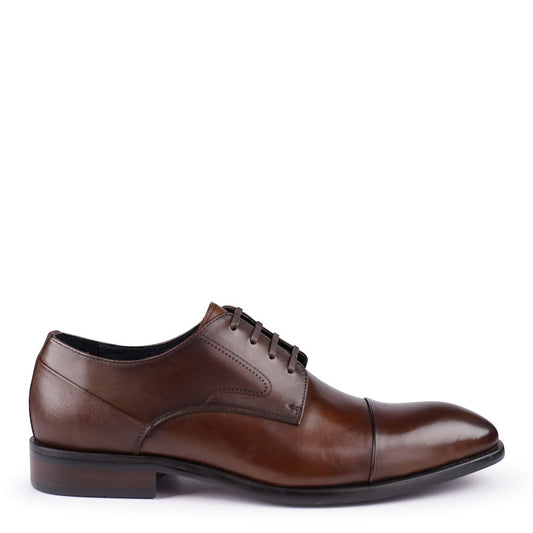 Libero Brown Derby Shoes