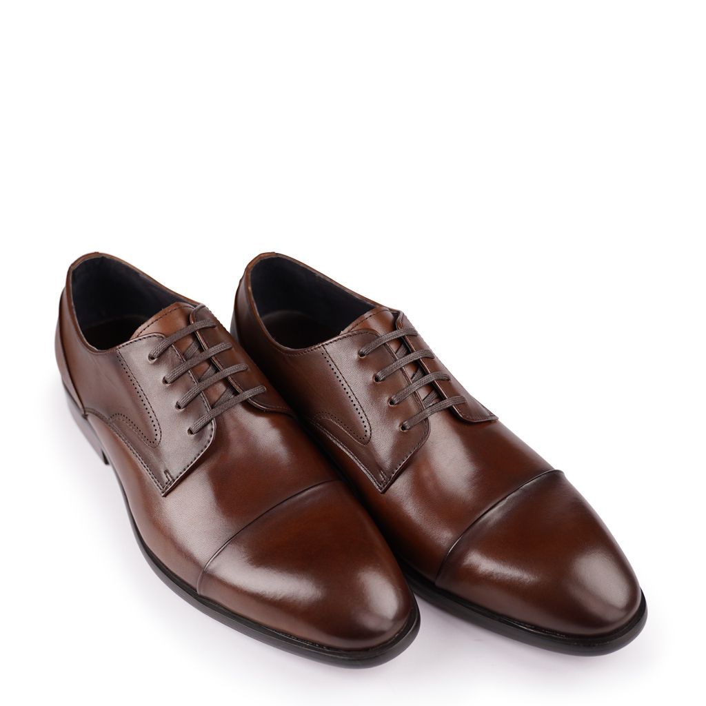 Libero Brown Derby Shoes