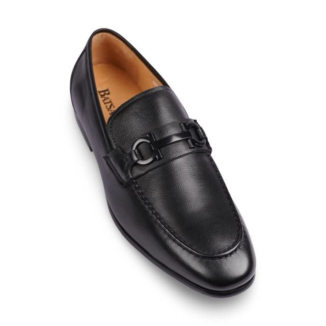 Owen Black Horsebit Loafers