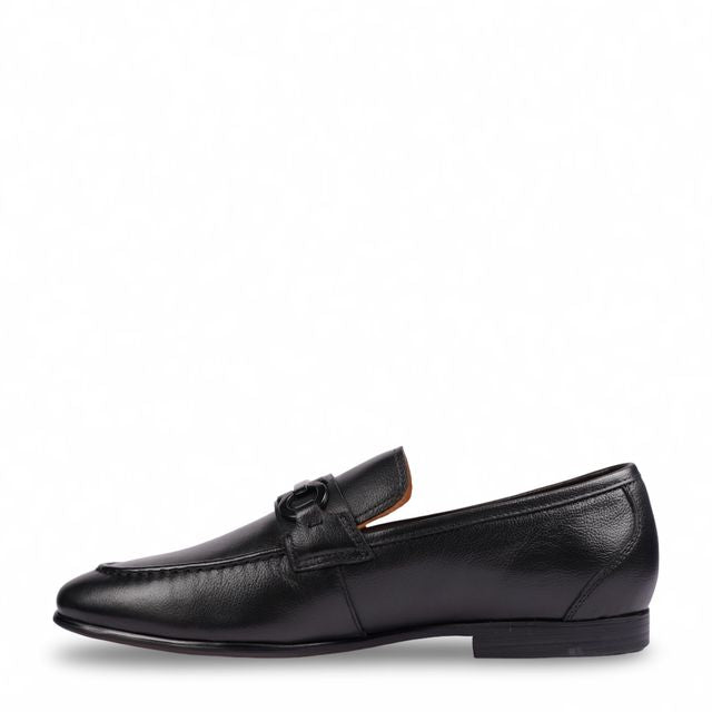 Owen Black Horsebit Loafers
