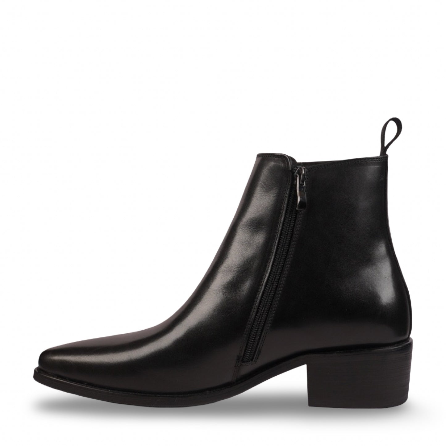 Ringo Black Zip Boots