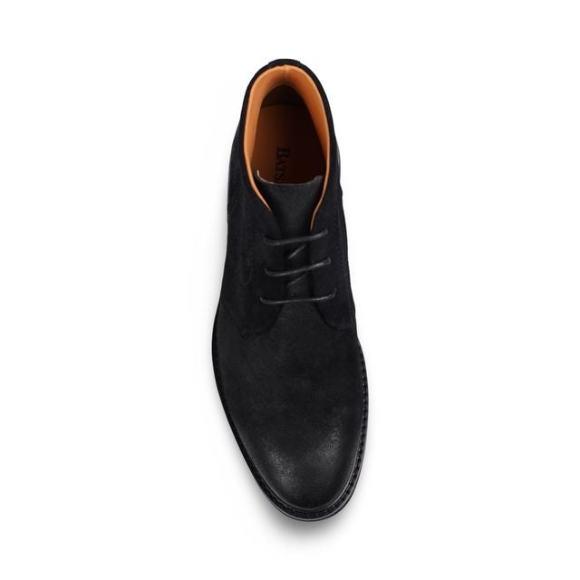 Triton Black Suede Desert Boots